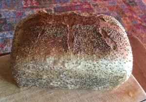 Sourdough Tin Loaf with Chia Seeds