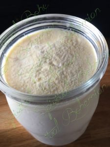 Jar of Naturally fermented yoghurt